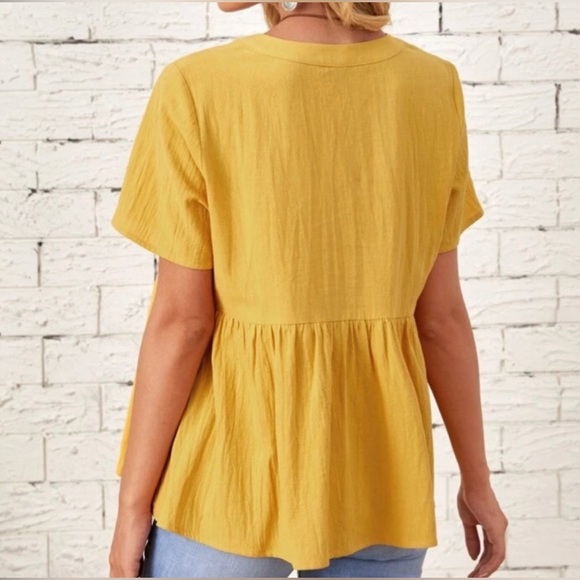 65. Stellar peplum top🌙 - Picture 5 of 5